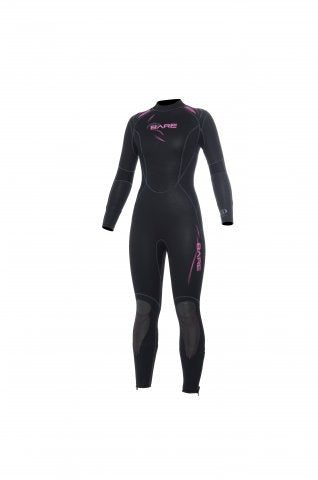 Bare 7mm Sport Full Pink Wetsuit - Female