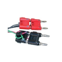 Banana Plug, 2 pin, BLACK. Used on umbilical. BNP-1