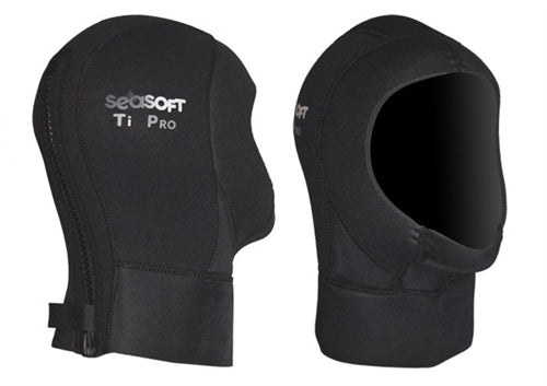 SEASOFT Ti PRO 6 mm Drysuit Hood with Zipper
