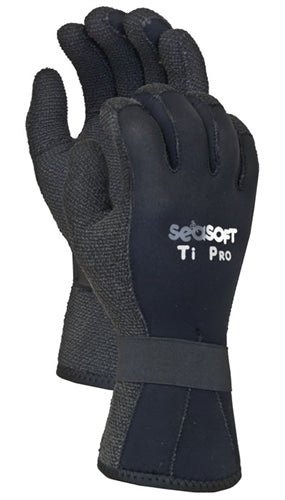 Seasoft Ti Pro 5 mm Kevlar Gloves