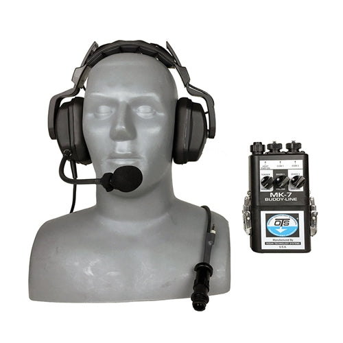 MK-7 BuddyLine Portable two diver air intercom (4 wire only)(comes w/THB-7A headset with boom mic).