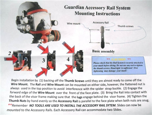 Guardian FFM Accessory Rail with Universal Slide