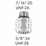 AD-06 Scuba Adapter 7/16"-20 UNF-2A to 3/8"24 UNF-2B