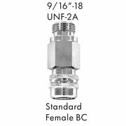 AD-07 Scuba Adapter 9/16"-18 UNF-2A
