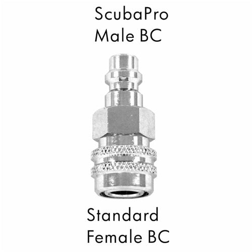 AD-11  Scuba Adapter ScubaPro Male BC to Standard Female BC