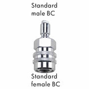 AD-17  Scuba Adapter Standard Male BC to Standard Female BC