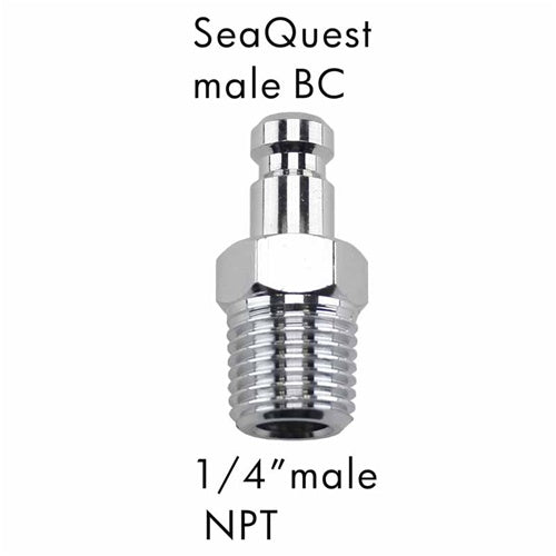 AD-23 Scuba Adapter SeaQuest Male BC to 1/4" Male NPT