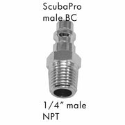 AD-24 Scuba Adapter ScubaPro Male BC to 1/4" Male NPT