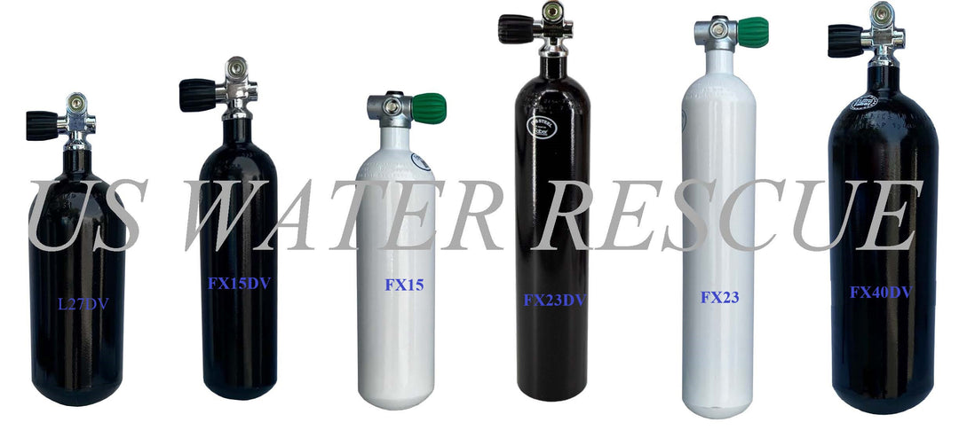 Scuba tanks for public safety diving, technical diving, and ...