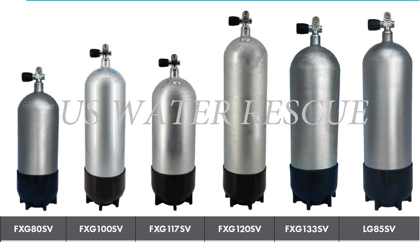 Faber Steel Cylinder Low Pressure 100CF – US Water Rescue