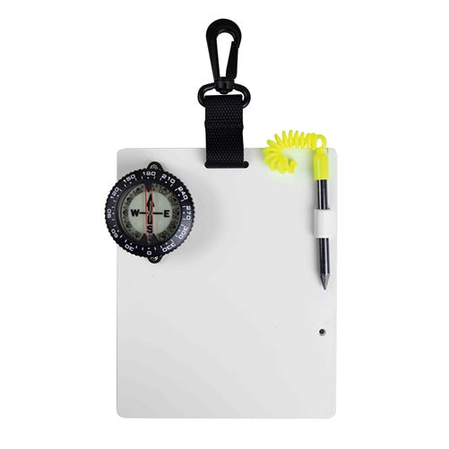 Large Dive Slate w/ Compass