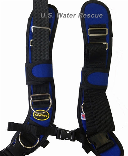 OxyCheq Deluxe Adjustable Harness Chroma Series- Mariner Blue