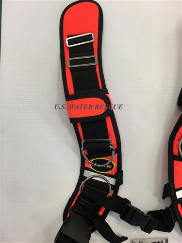 OxyCheq Deluxe Adjustable Harness Chroma Series- Safety Orange w/ Reflective