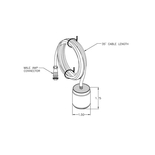 Transducer Assembly Cable (for SP100D & STX-101)