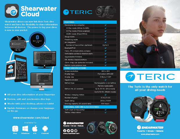 Shearwater Teric X Swift