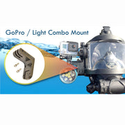 Guardian Full Face Mask GoPro / Light Combo Mount for Accessory Rail System