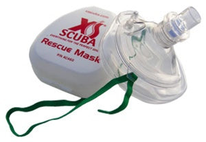 Pocket Rescue Mask with O2 Port